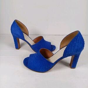 Maison Margiela Maison Margiela Suede D'Orsay Pumps 38.5 Blue